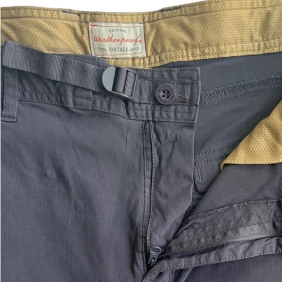 Weatherproof Vintage Gray Men's Cargo Shorts size 42 - Picture 8 of 11